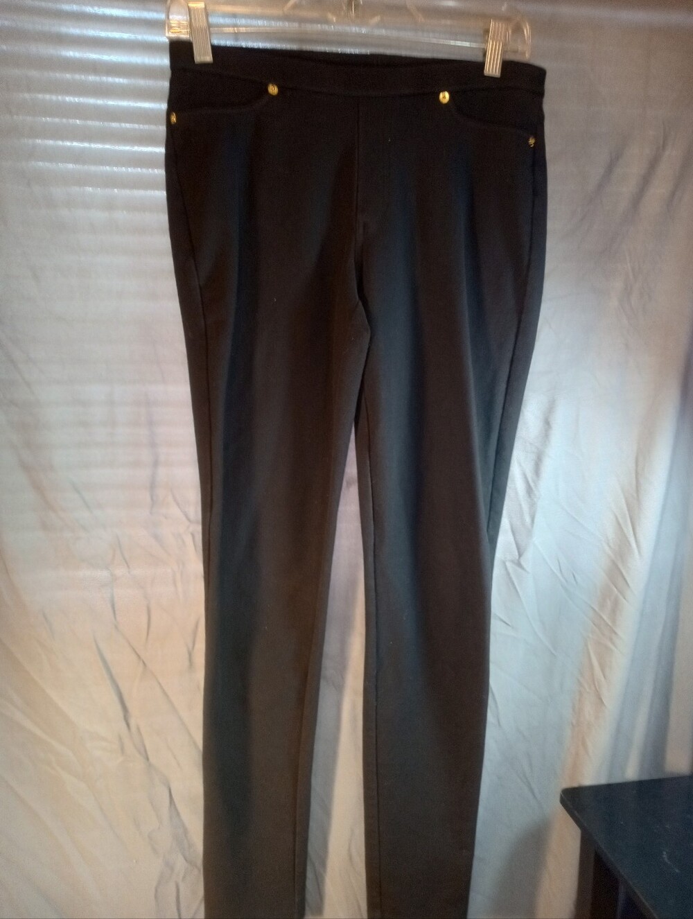 Michael Kors Black Stretch Ponte Skinny Leggings